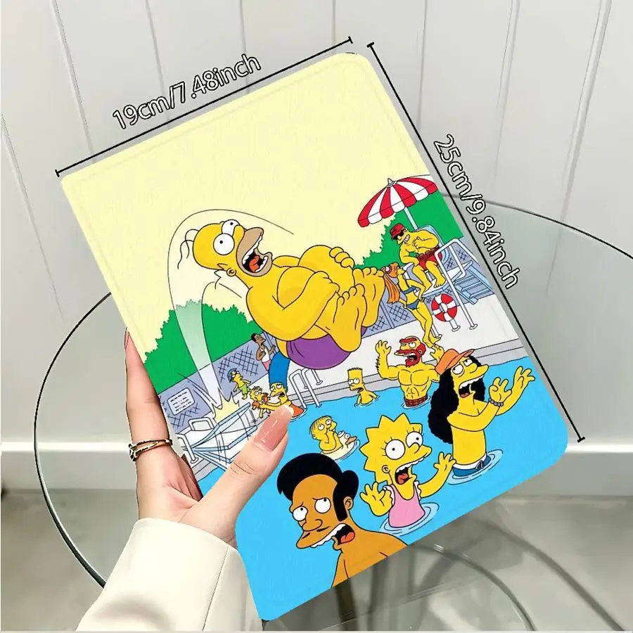 Case for Xiaomi Pad 5 6 7 8 Pro Pad 6s Pro 7 Ultra Redmi Pad SE K Pad 8.8 9.7 12.4 Inch With Pencil Holder The Simpsons Lisa