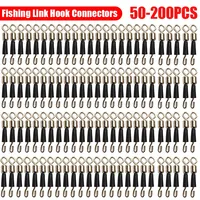 50-200Pcs Carp Fishing Quick Change Feeder Swivels Method Feeder Fishing Accessories Swivel Snaps Carp Fishing Tackle Connector