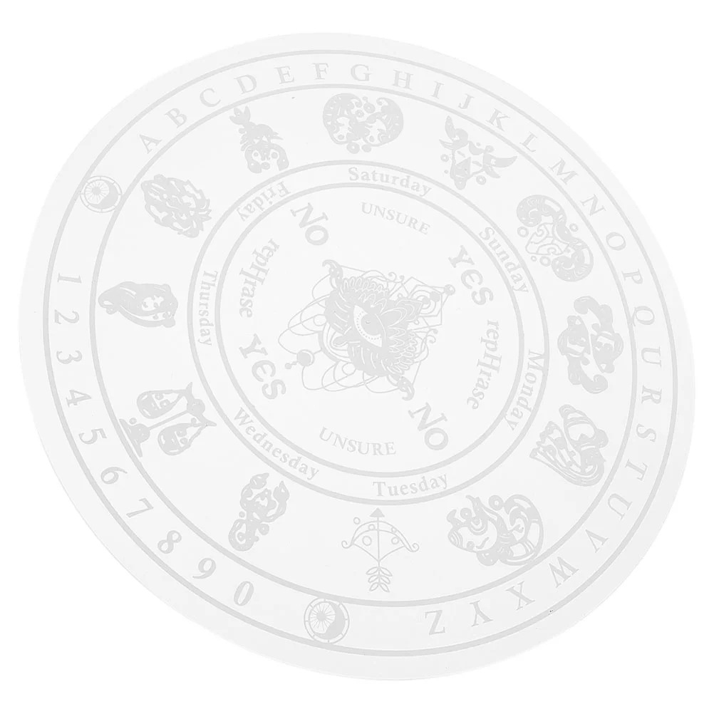 

Дисплей акриловая доска для гадания маятник Алфавит реквизит белый