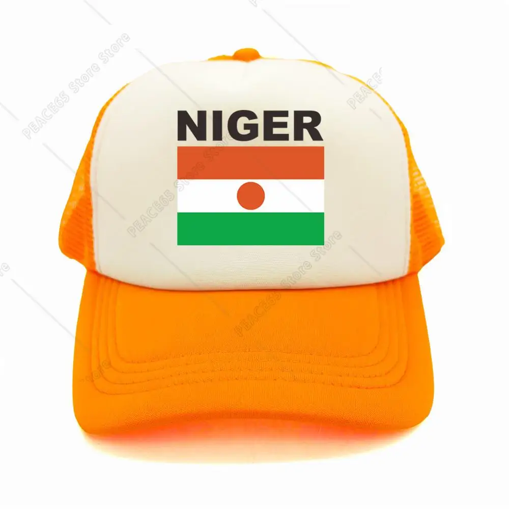 Niger Trucker Cap Summer Men Cool Country Flag Hat Baseball Caps Unisex Outdoor Mesh Net Caps