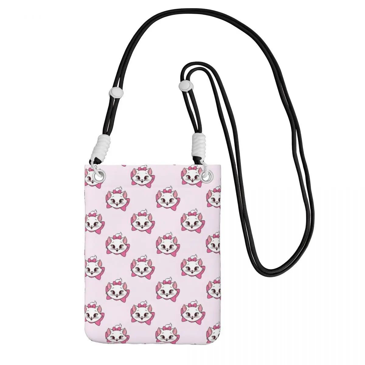 

Custom Marie Cat Smart Phone Wallet With Strap Cat Animation Crossbody Bag Men Women Running Mobile Phone Bag