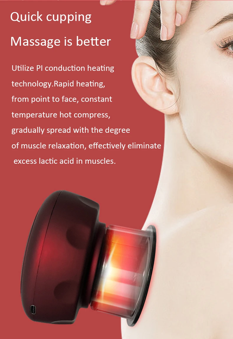 เครื่องนวดกระป๋องนวดอัจฉริยะคุณภาพสูง จิงไป่หยาง แบบไร้สาย นวดเร็ว บรรเทาอาการปวดเมื่อย