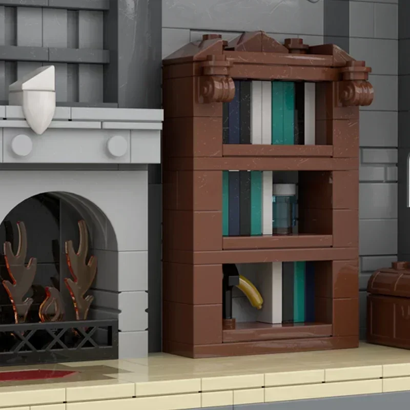 

Moc Building Bricks Famous Games Model Gothic College Technology Modular Block Holiday Gifts Toys For Children DIY Sets Assembly