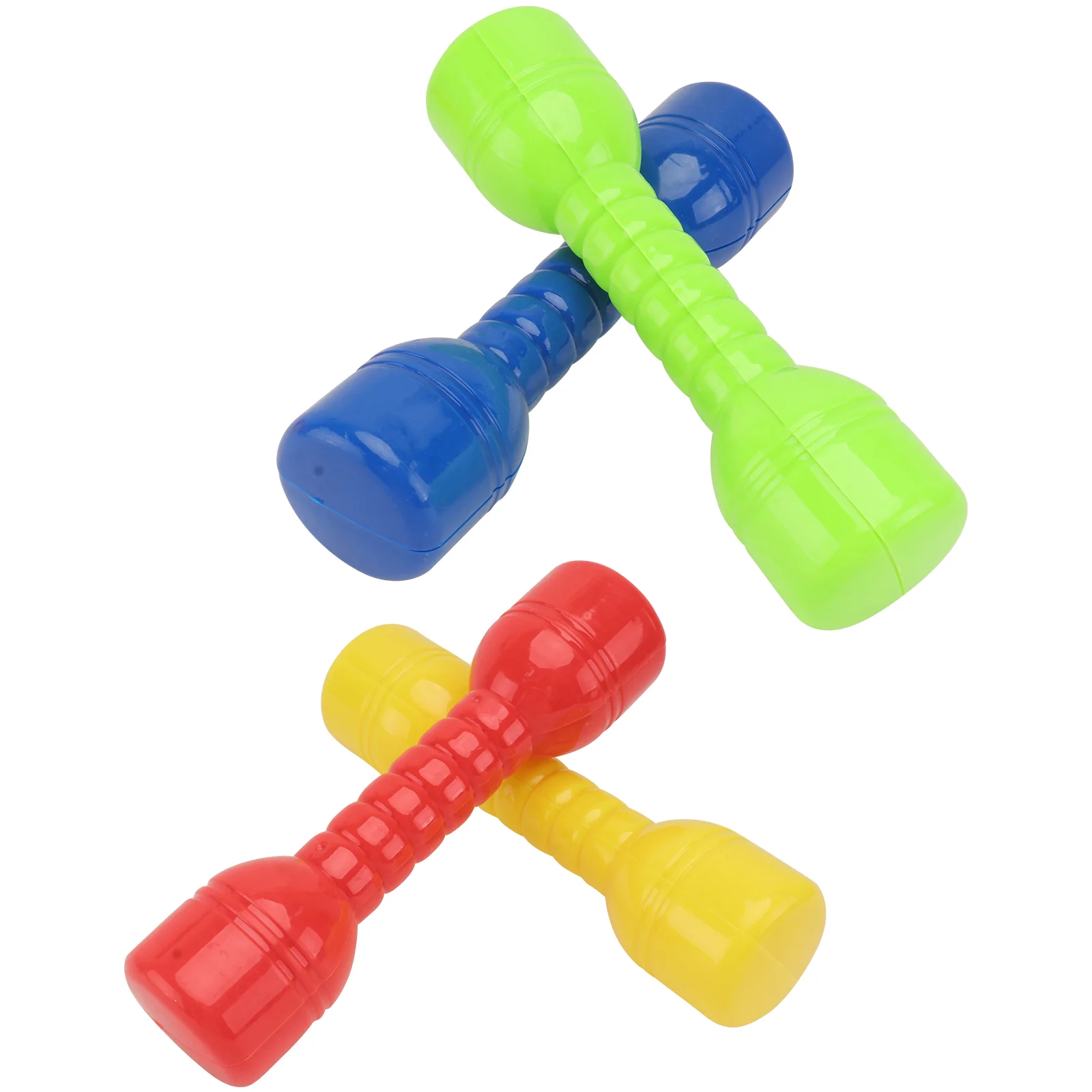 Haltères en plastique pour enfants, jouets d'exercice sûrs, haltères de Fitness, équipement de gymnastique à domicile, petite taille 30cm, entraînement pour bébé