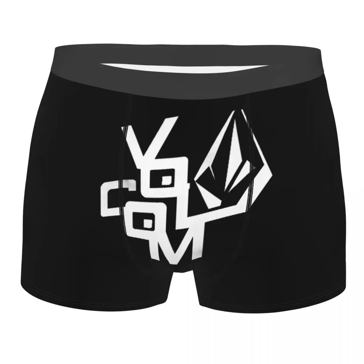 V-volcom Logo Men Underwear Boxer Briefs Shorts Panties Novelty Soft Underpants for Homme S-XXL