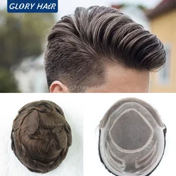 Gloryhair Versalite Men Capillary Prothesis Hair Free Style Men Toupee Hair Free Shipping to Brazil Dropshipping Toupee