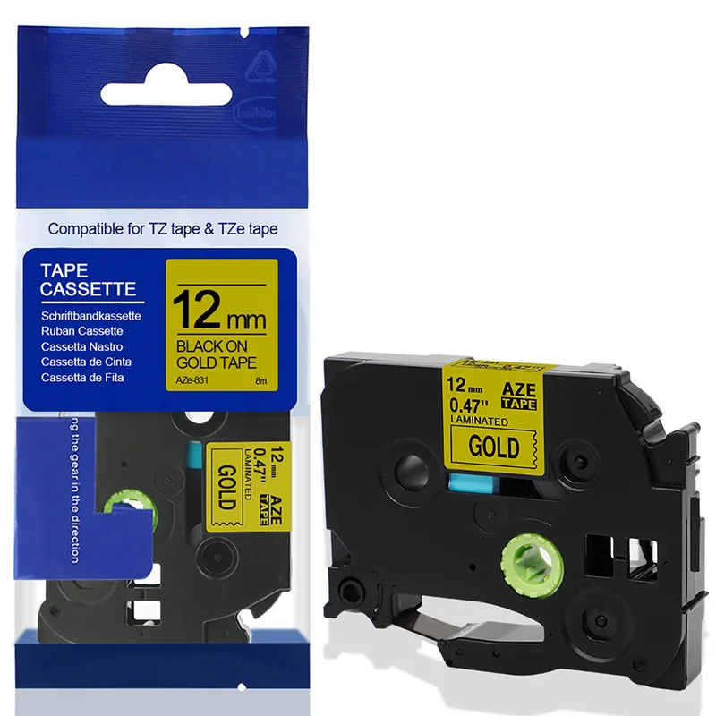 E1000 PRO Label Maker Machine met tape Draagbare labelprinter USB-C voor stroom Meerdere lettertypjes voor schoolkantoororganisatie