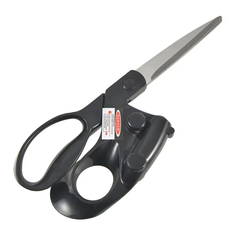 Hot-Popular New Professional Laser Guided Scissors For Home Crafts Wrapping Gifts Fabric Sewing Cut Straight Fast Scissor