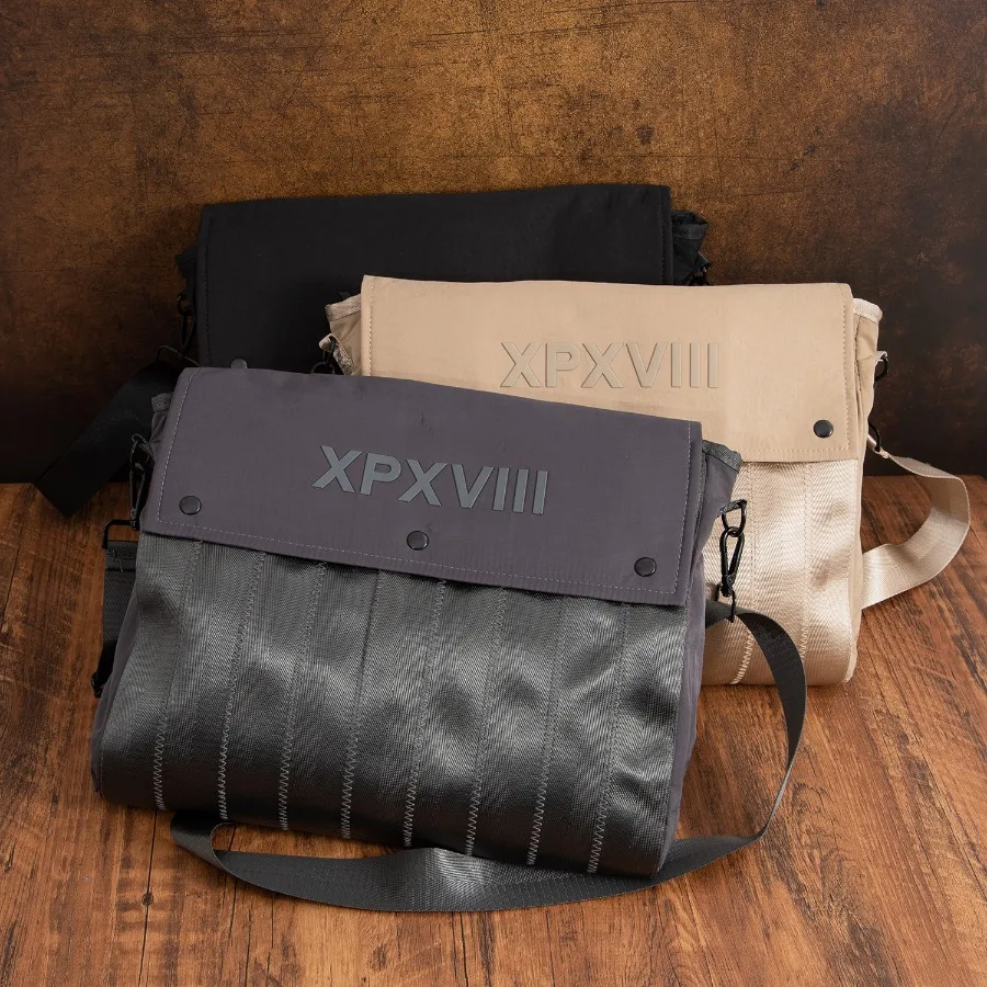 

【New style】XPXVIII Tide brand men's backpack casual shoulder bag multifunctional handbag horizontal briefcase student's schoolb