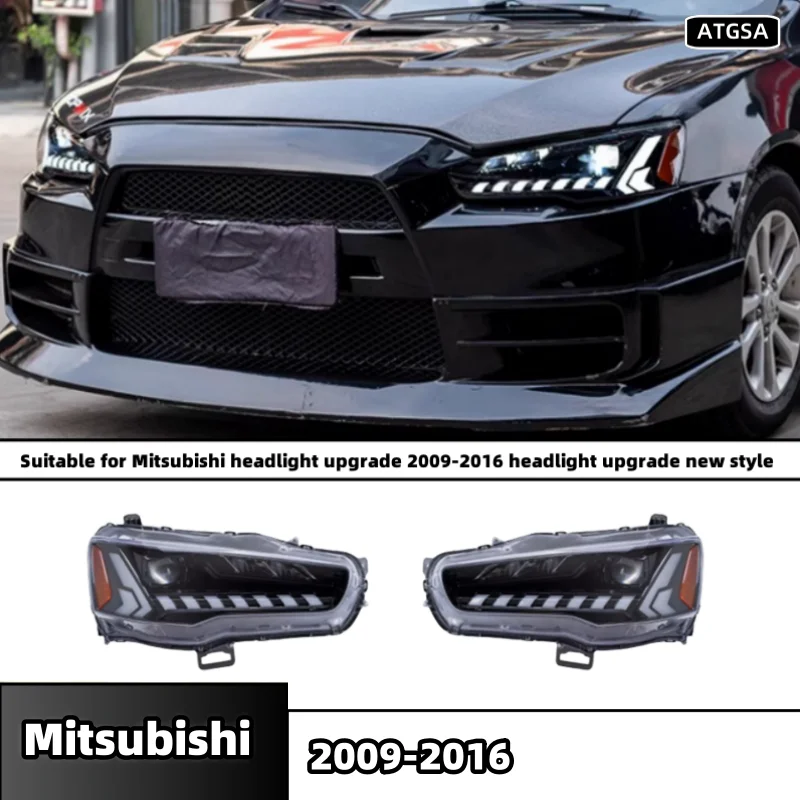 

Фары для Mitsubishi 2009-2016, новое обновление «подключи и работай»