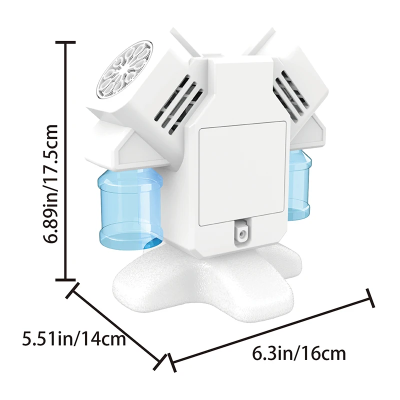 Brinquedo de máquina de bolhas de luz de chão gira para criar bolhas para atividades ao ar livre das crianças sem bateria de água de bolhas