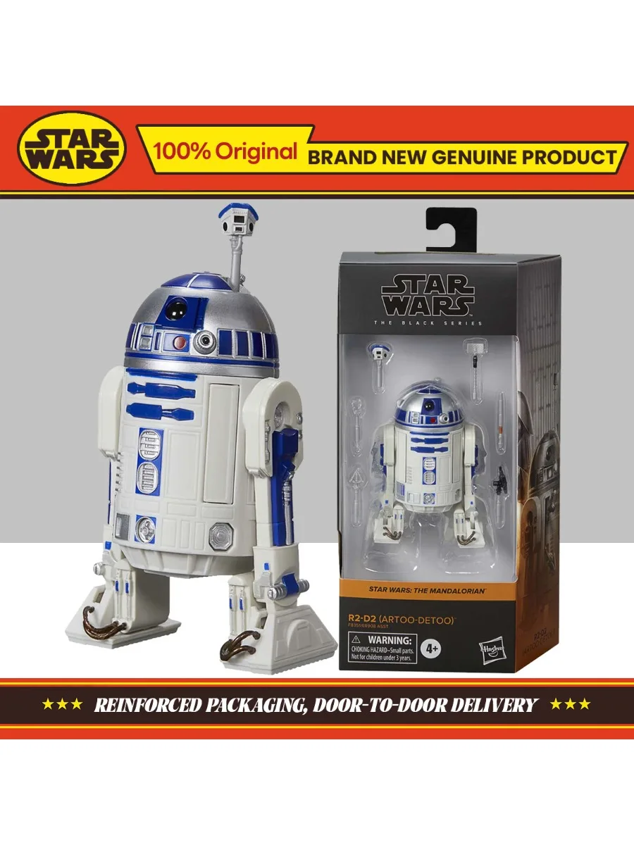 In Voorraad Hasbro Star Wars De Black Series R2-D2 (Artoo-Detoo) 15 cm Action Figure Collection Originele Model Jongen Speelgoed geschenken - afbeelding 2