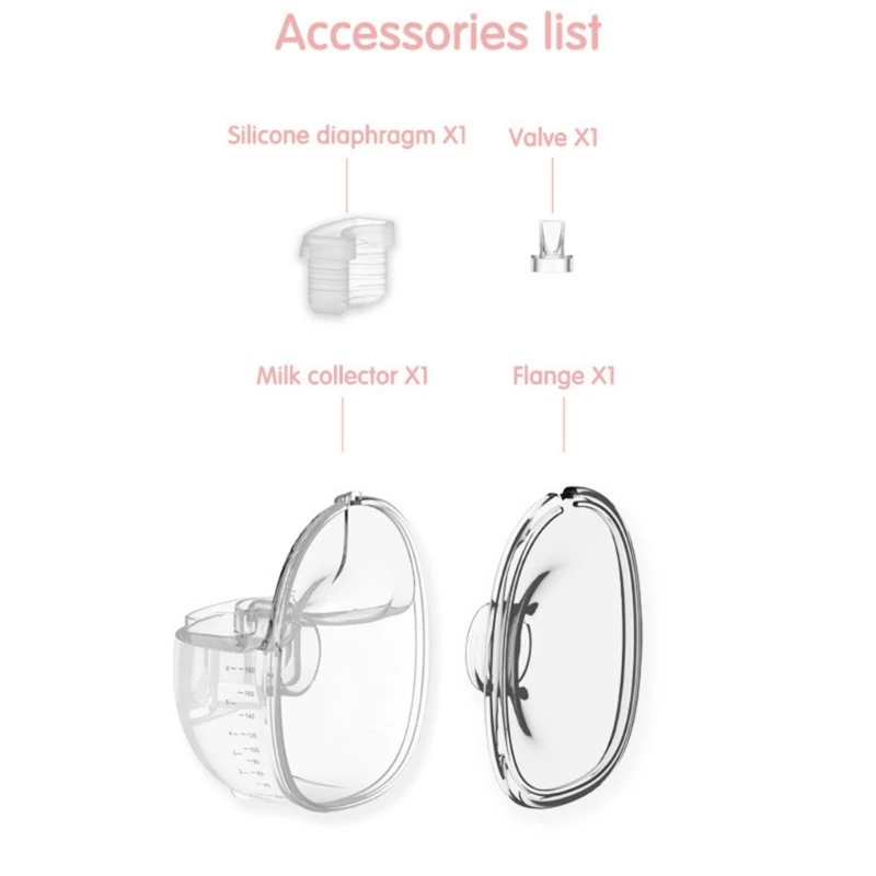 Silicone Diaphragm Membranes Duckbill Valves and Flange Horn for S18/S21 Electric Breast Pump Replacement