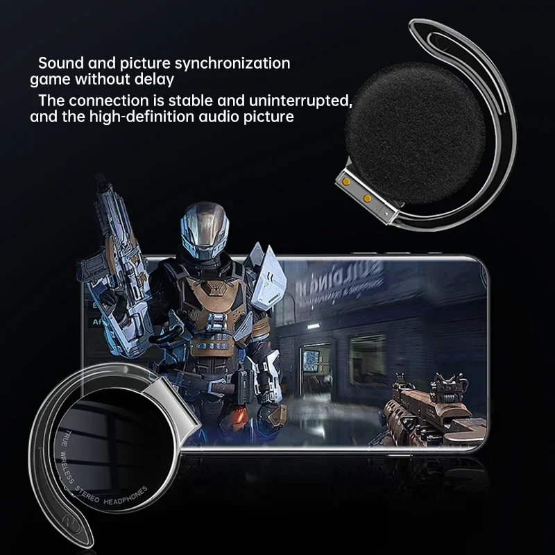 Tws esportes fones de ouvido com microfone à prova dwaterproof água gancho fone bluetooth sem fio para esportes correndo handsfree fone de ovido