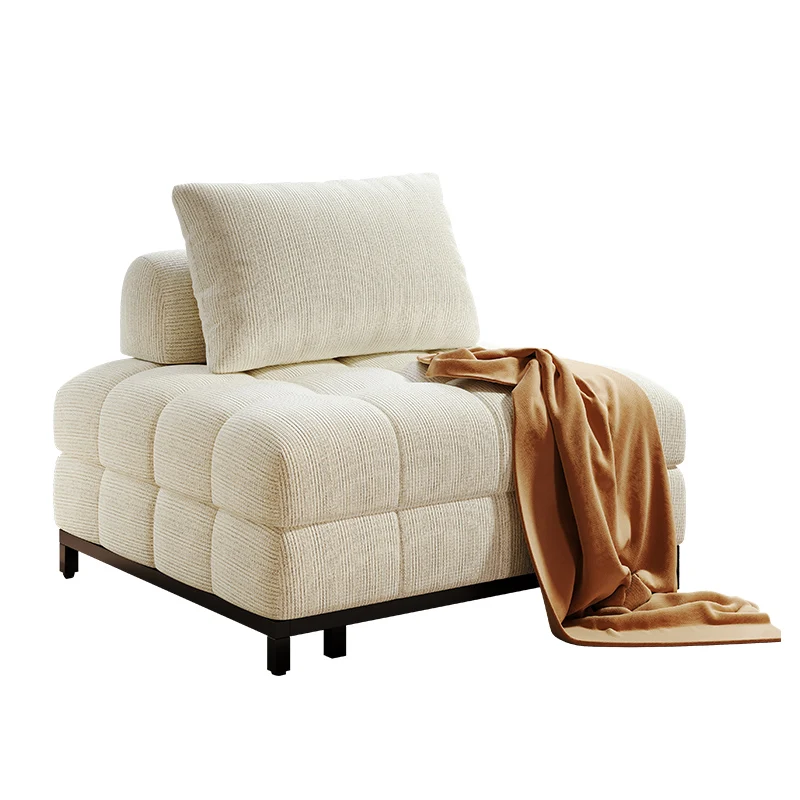 

Foldable small apartment balcony living room puff sofa study seat