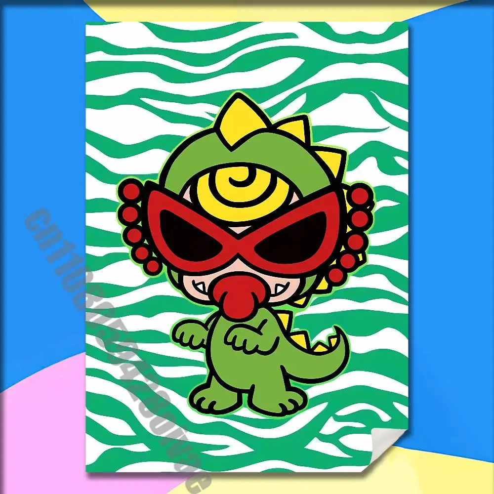 

Poster Wall Murals For Leopard Print H-Hysteric M-Mini Offices 50x70cm Self-adhesive Decoration Sticker Playbill Cover