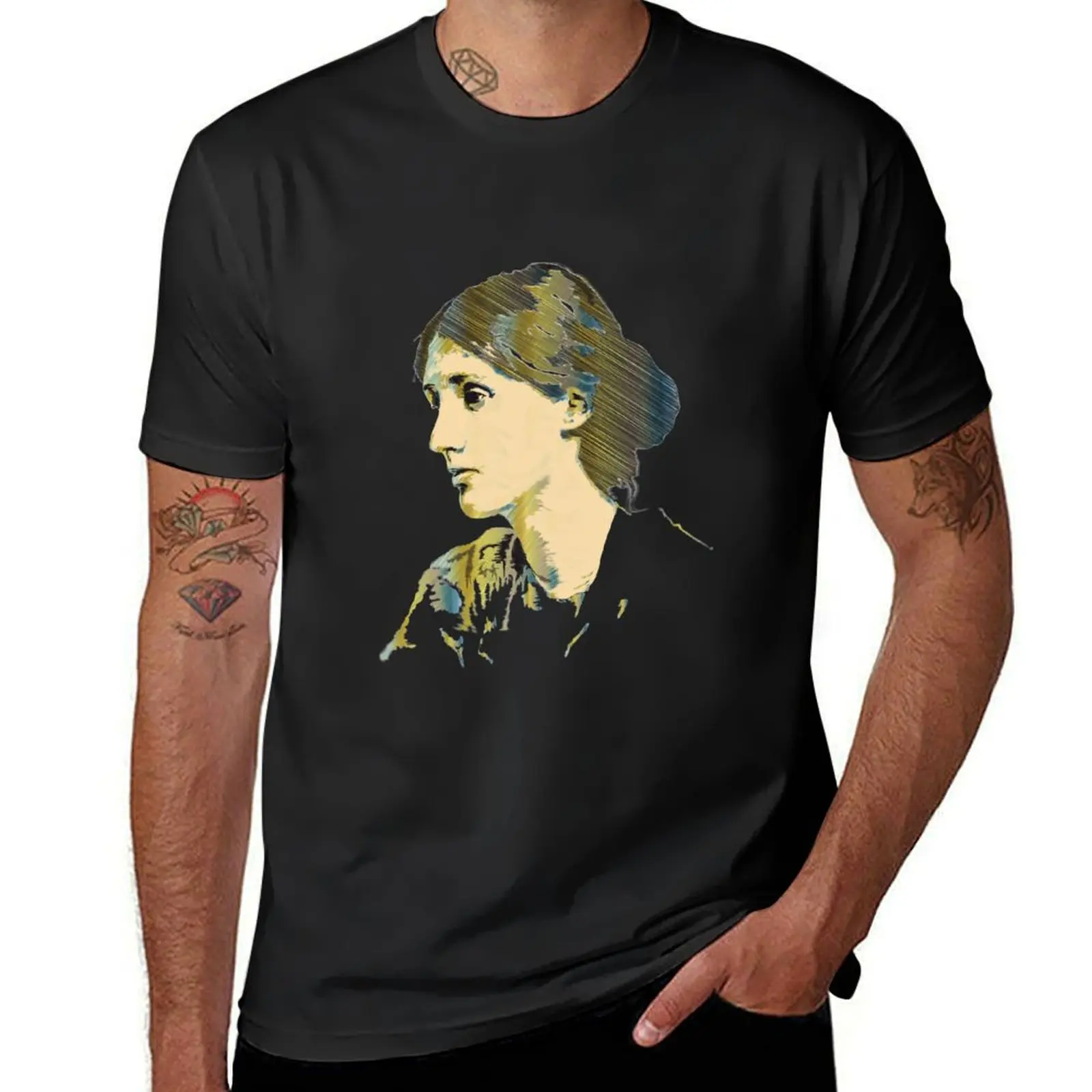 Virginia Woolf T-Shirt sweat customizeds blanks Men's t-shirts