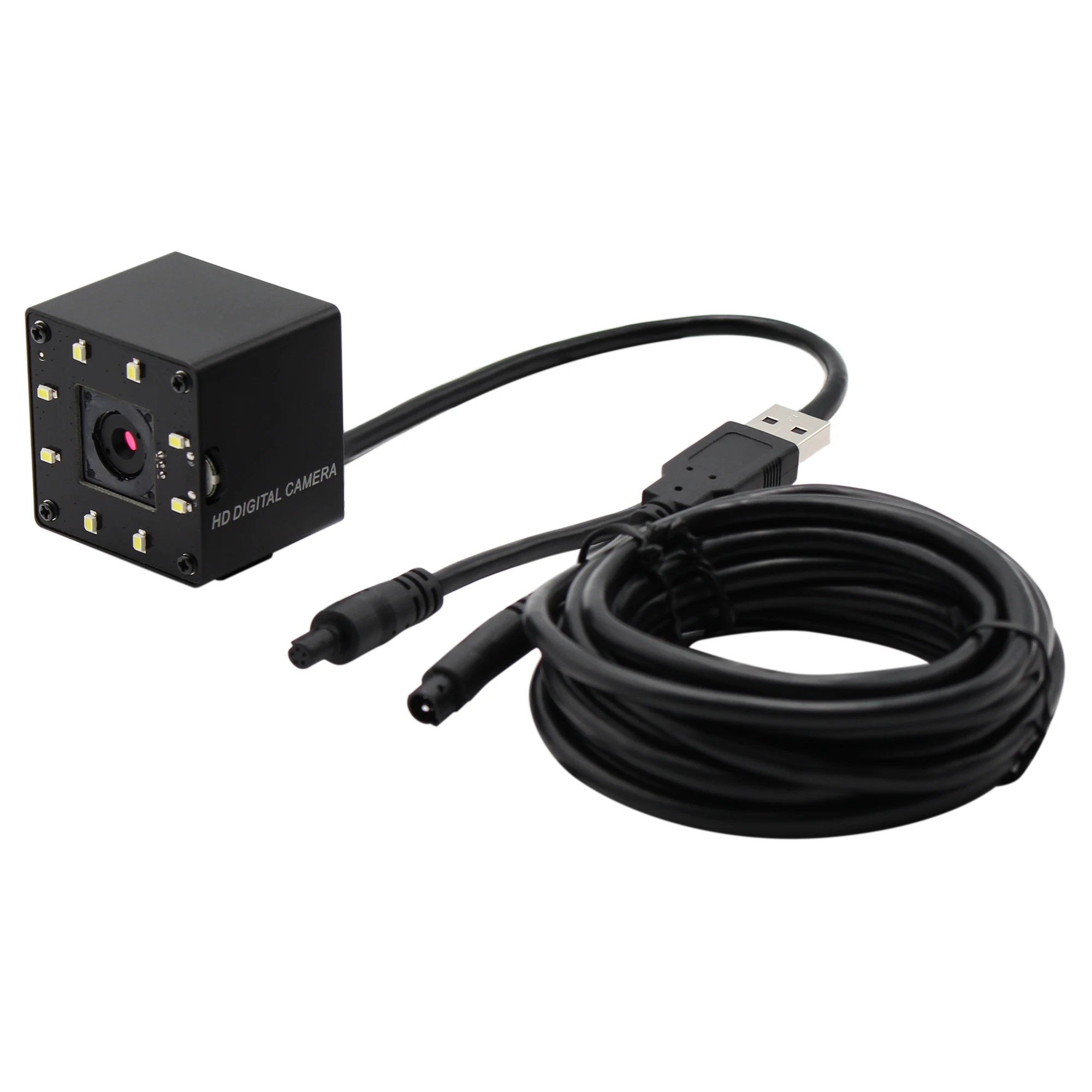 Kamera internetowa ELP 5MP z autofokusem CMOS OV5640 czujnik noktowizor białe diody LED moduł kamery USB z obiektywem 30/45/60 stopni