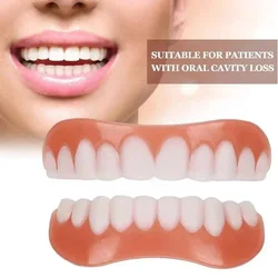 Silicone Cosmetic Denture Upper/lower Care Braces Prosthes Beauty Tool Cover Simulation Dental Silicone