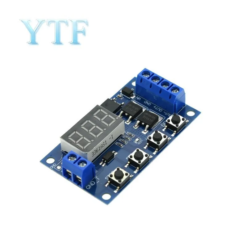 Trigger Cycle Timing Delay Switch Circuit Dual MOS Tube Control Board Instead Of Relay Module For Aduino