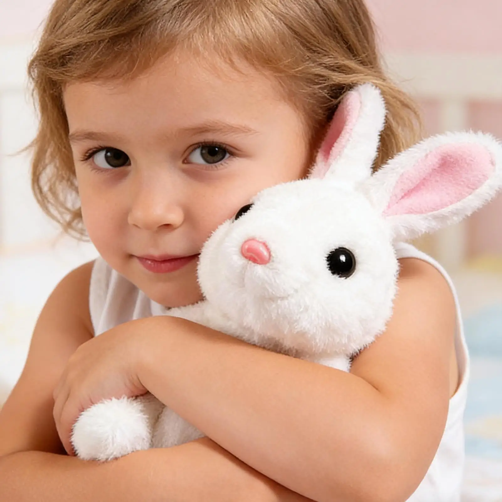 ตุ๊กตากระต่ายเหมือนจริง ของเล่นกระต่ายอีสเตอร์ ขนนุ่ม กระโดด ขยับหูได้ ของเล่นสัตว์เลี้ยงอิเล็กทรอนิกส์ สำหรับวันอีสเตอร์ วันเกิด เด็กชาย เด็กหญิง