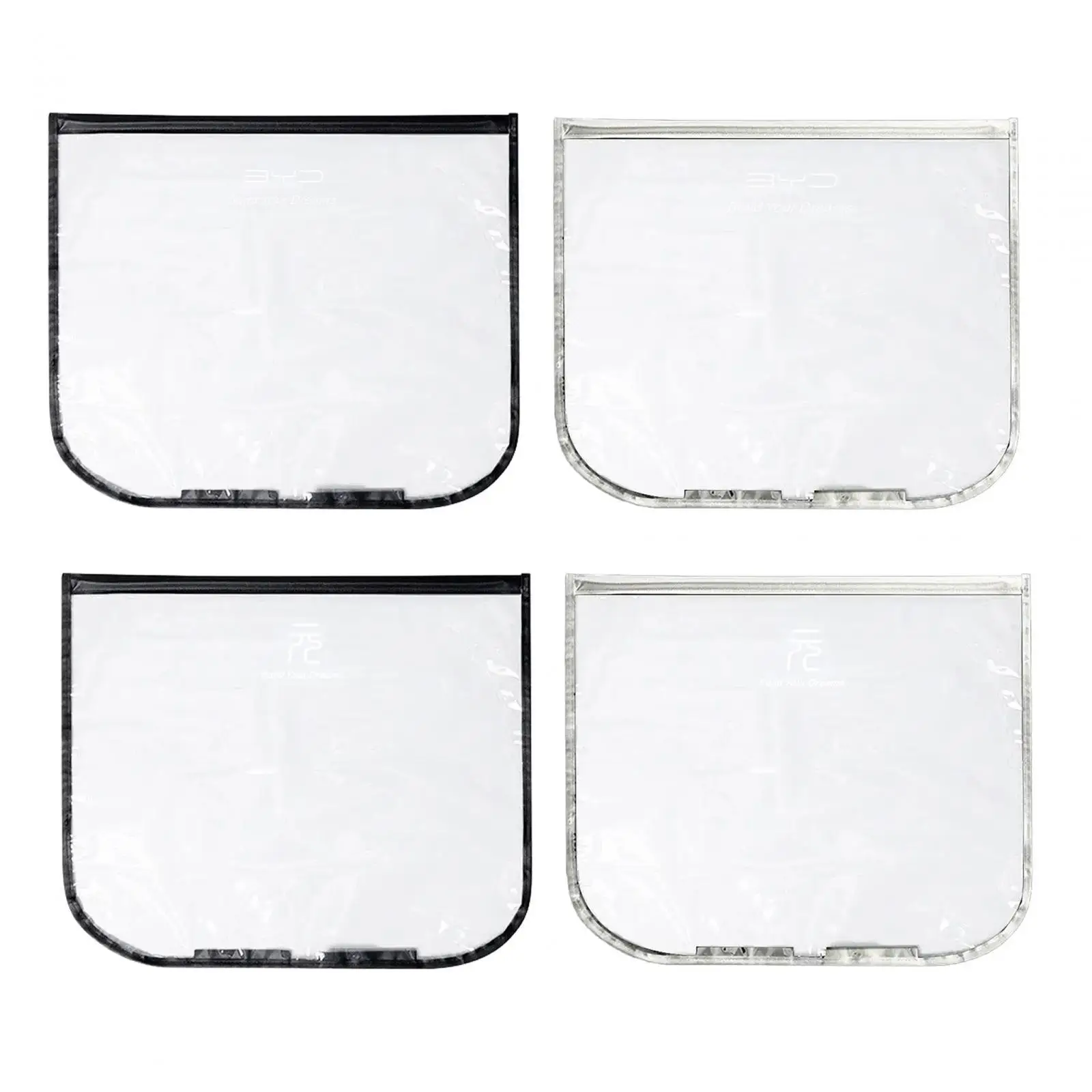 Electric car charging port cover, transparent magnetic adsorption protection