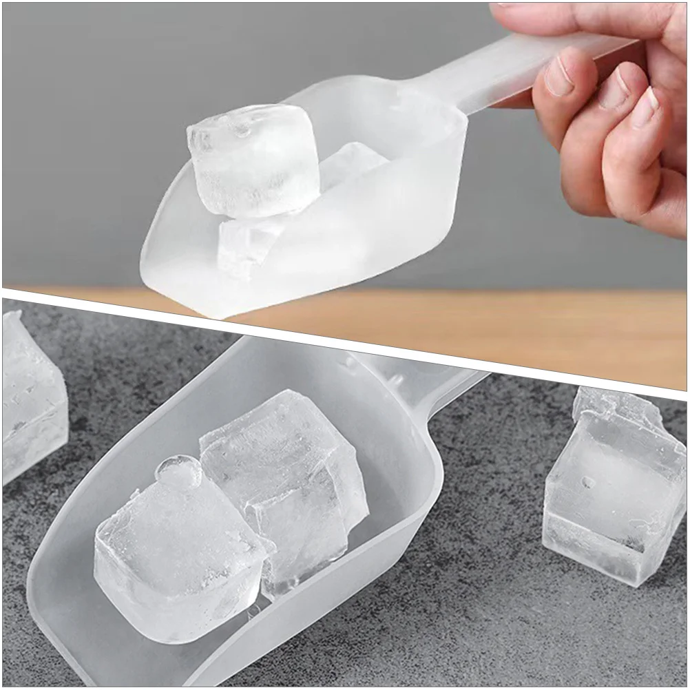 

12pcs Kitchen Scoop Set Reusable Ice Shovel Pp Material Ergonomic Handle For Flour Grains Tea Restaurant Use