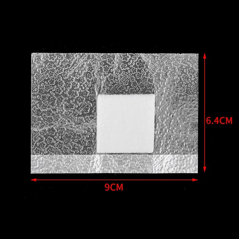 كيس من رقائق الألومنيوم لإزالة طلاء الأظافر ، أداة مانيكير ، منشفة ، مزيل جل ، تنظيف ، 50 أو من من من 50 أو من من من
