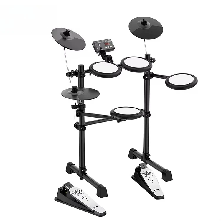 Professional Electronic Drum Kit Percussion Set Musical Instrument for Beginner Adult Home Practice Stage Music Training