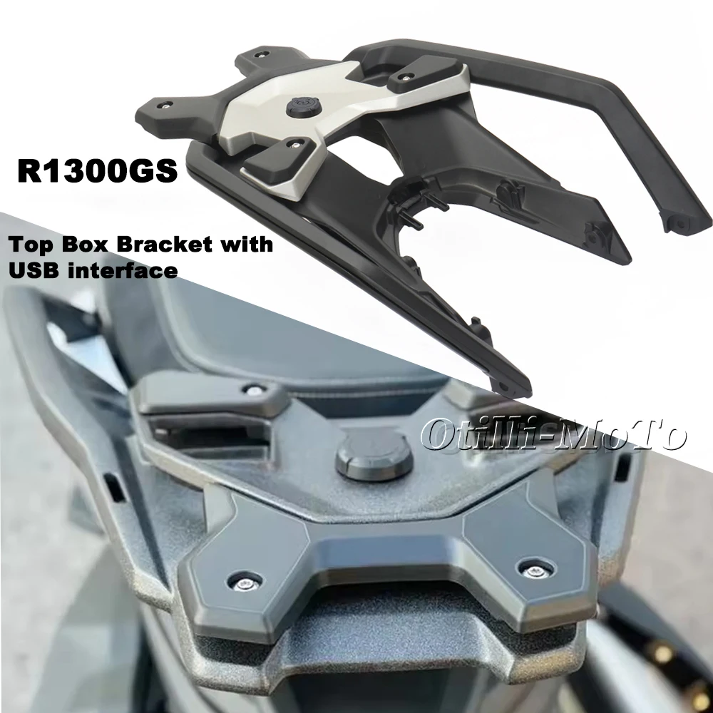 

For BMW R1300GS r1300gs 2023-2025 Motorcycle Rear Luggage Rack Carrier Tail Case Bracket with USB interface Stable Carrier Rack
