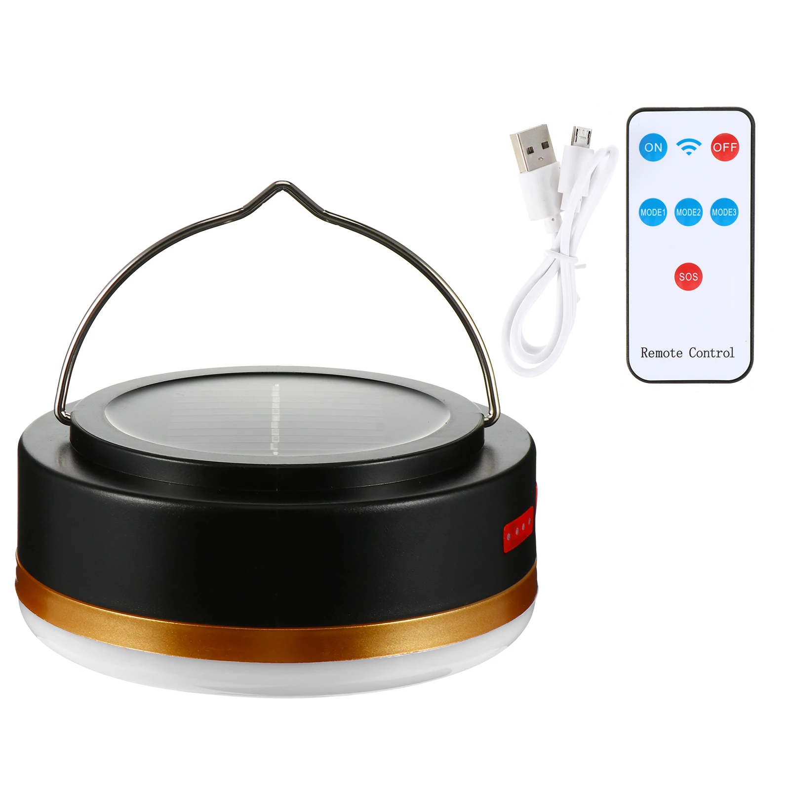 

Solar LED Camping Lantern 1PC Bright Light Portable Outdoor Indoor Emergency Solar Powered Gifts Camping Trip Hiking