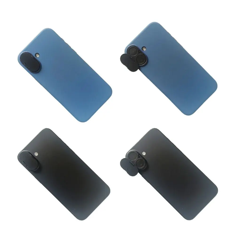Protective Back WebCam Cover Sticker Anti-Scratch Camera Lens Cap Plastic Phone Lens Privacy Protector for iPhone 16/16Plus