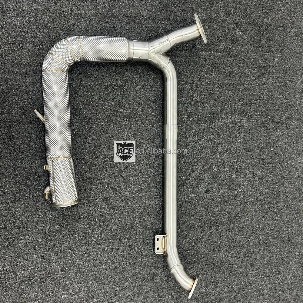 ACE Hochleistungs-Downpipe für Porsche 718 Cayman Boxster 982 2.0T - Auspuffkrümmer aus SUS304 Edelstahl mit Hitzeschutz – Detail 9