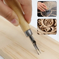 Printmaking Carving Tools Set With 5 Blade DIY Lino Block Cutting Stamp Carving Tool Accessories Art Sculpture Supplies