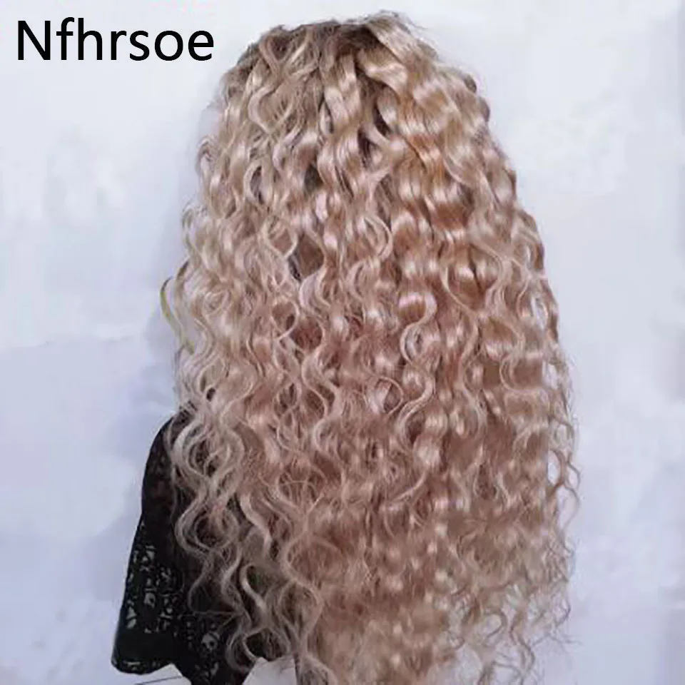 High Quality Lace Front Wig High Density Long Wavy Wig Honey Blonde Glueless Human Hair Wig  Women Cosplay Top Sale For Women