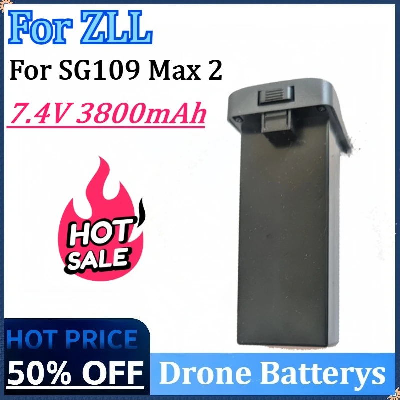 

New 7.4V 3800mAh Drone Battery For ZLL SG109 Max 2 Replacement Battery Accessory Parts High Quality Rechargeable Battery