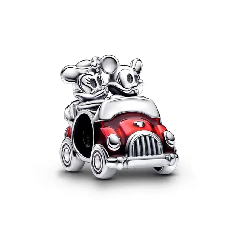 New Summer Disney 100% 925 Silver Timon and Pumbaa Charms Fit Original Pandora 925 Bracelet, Women DIY Pendant Making Jewelry