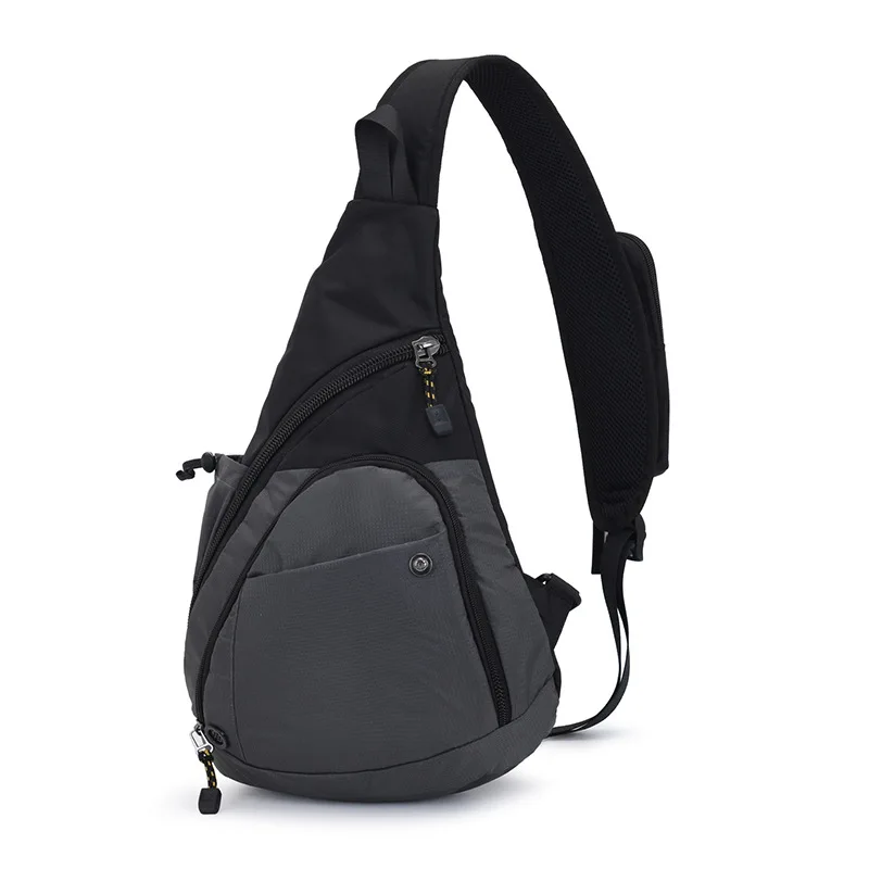 

Outdoor Leisure Chest Bag Lightweight Commuting Crossbody Bag Waterproof Multifunctional Men's Large Capacity Nylon Shoulder Bag