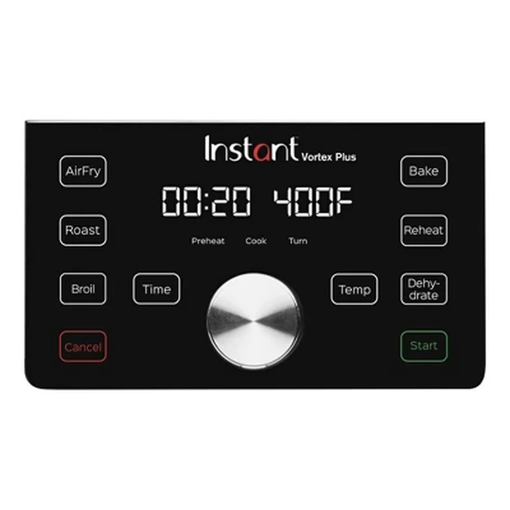 4qt 6-in-1 Stainless Steel Air Fryer with EvenCrisp Technology Non-Stick Basket Quick Cleanup User-Friendly Touchscreen Safety