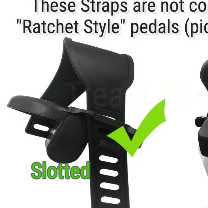 حزام دواسة الدراجة قابل للتعديل، حزام قدم للياقة البدنية لمعدات التمرين #3