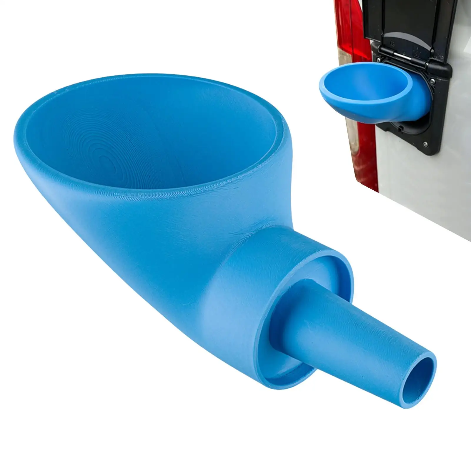 

Wide Mouth Overflow Prevention RV Water Funnel With Filter For Travel Trailer Van Motorhome Camping Outdoor Inlet