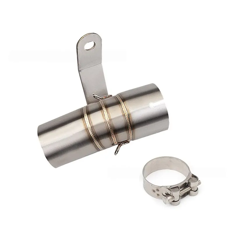 دراجة نارية العادم الانزلاق على الأنابيب 60 مللي متر الفولاذ المقاوم للصدأ لسيارات Bmw S1000rr 2020 2019 2021 2022 2023 2024 2025 تصميم منتصف الارتباط