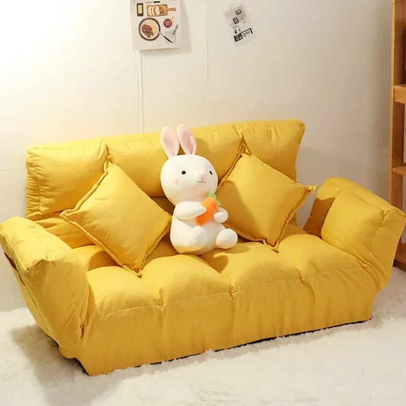 Household Goods Lazy Sofa Bed Rental Room Bedroom Small Sofa Small Apartment Double Tatami Simple Foldable Single Sofa