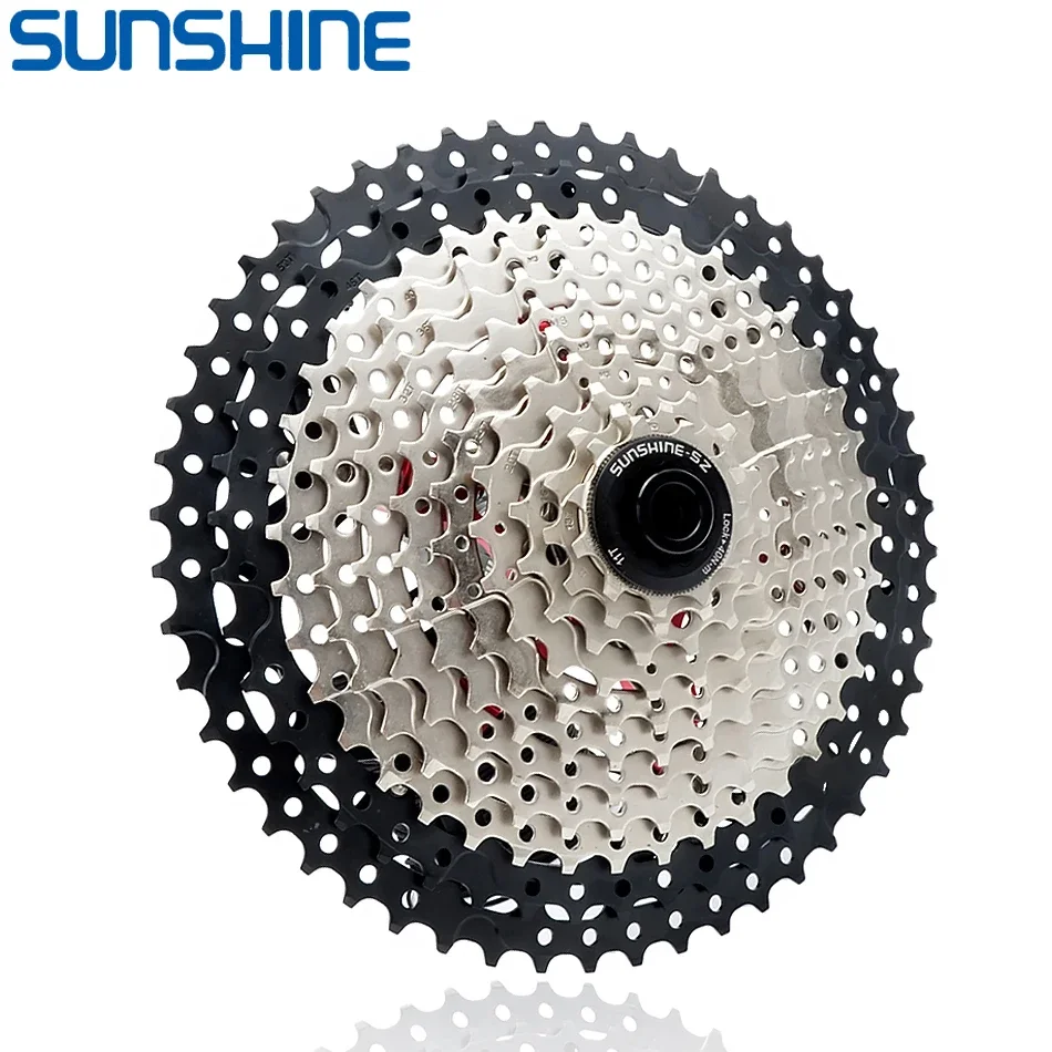 SUNSHINE MTB Cassette 11 11 8/9/10/11/12 Speed Road Bike Ratchet 32T 50T 52T 11S Bicycle Freewheel 12V K7 HG Freewheel for SRAM