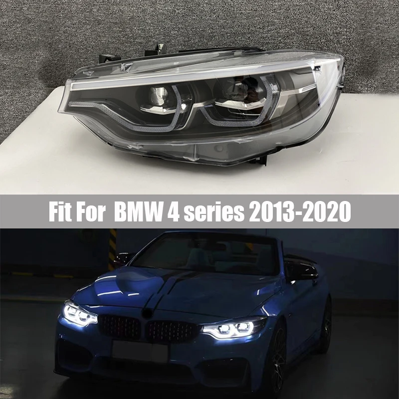 

Headlamp Assembly Suitable for BMW 4 Series 2013 2014 2015 - 2020 Modified LED Lens Spoon Daytime Running Lamp