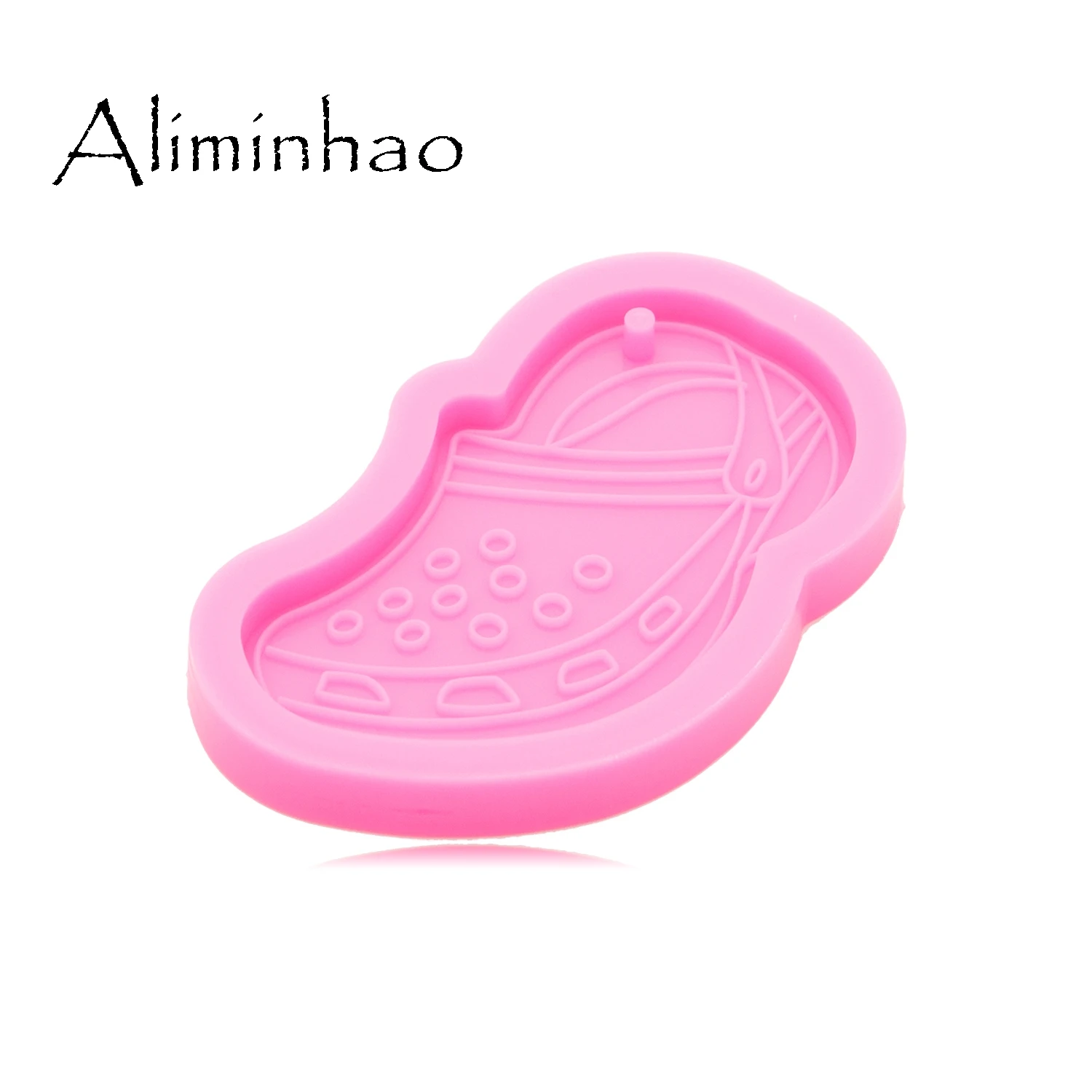 DY0910 Glossy Flip Flop Silicone Molds, Shoe Resin Crafting Mold , Silicon Mould for Epoxy Jewellery Making