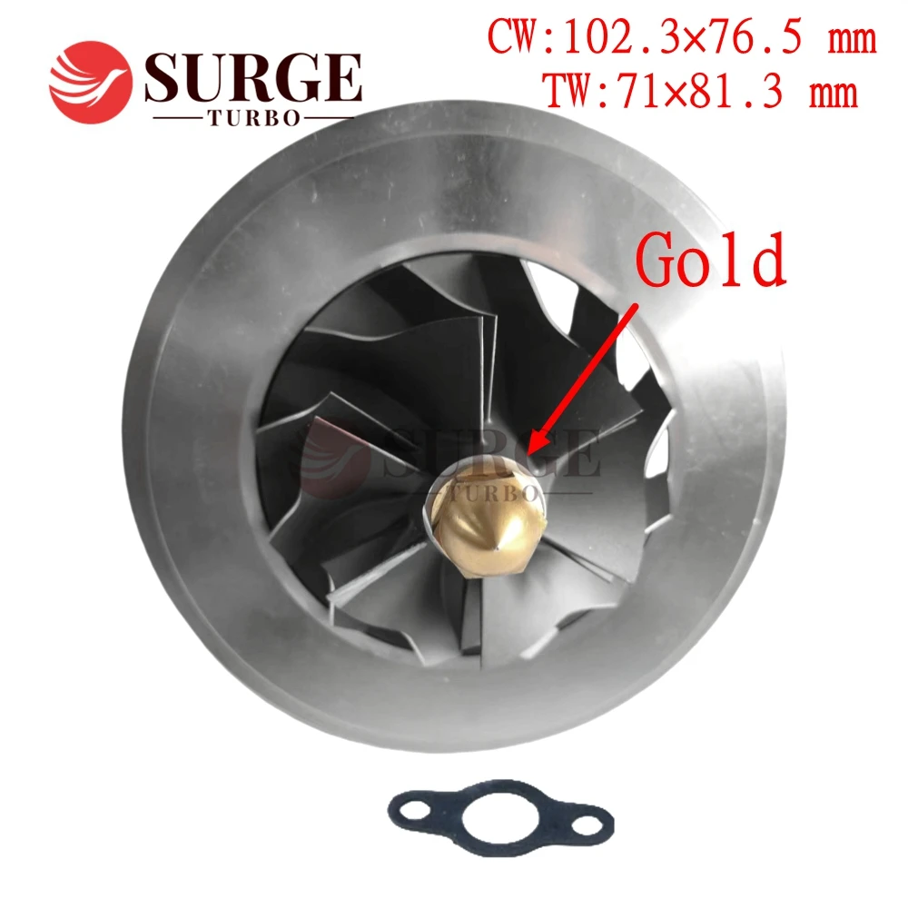 

Турбокомпрессор HKS Performance Turbo Core T51R с керамическим двойным шарикоподшипниковым картриджем, компрессорным колесом 102,3 мм × 76,5 мм, турбинный блок CHRA