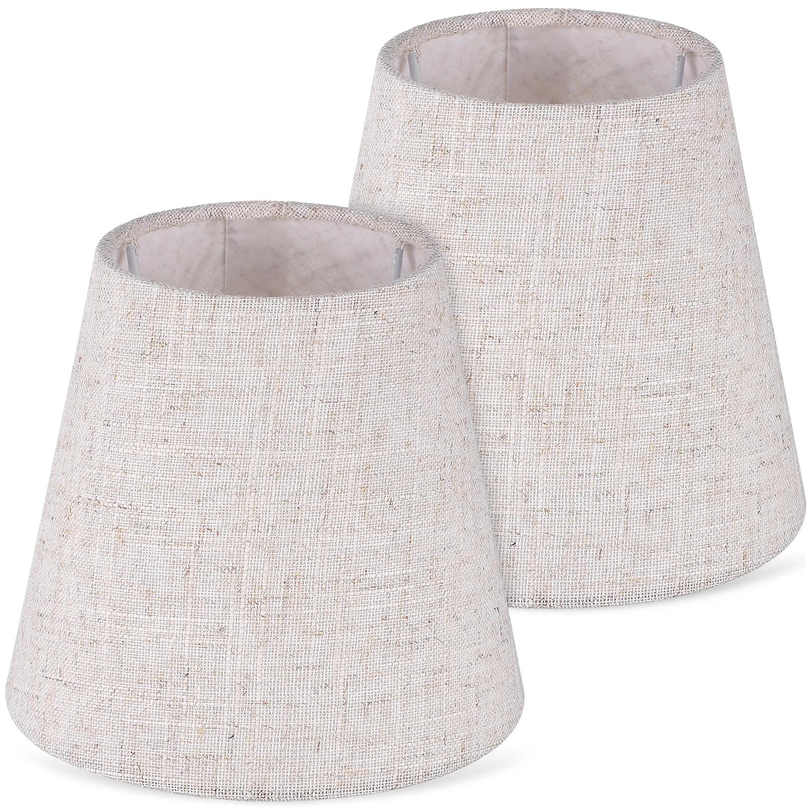 2Pcs Fabric Lamp Shades Linen Cloth Protection Covers Replacement Lampshades for Table Floor Lamps Home Use Lamp Shades