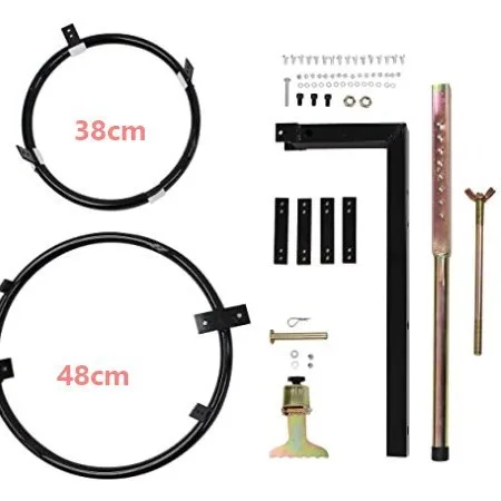 Motorcycle split round tire puller tire remover