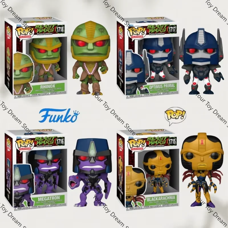 

Transformers Figure Megatron Blackarachnia Optimus Primal Rhinox Funko Pop Decor Sculpture Doll Collect Limited Edition Toys